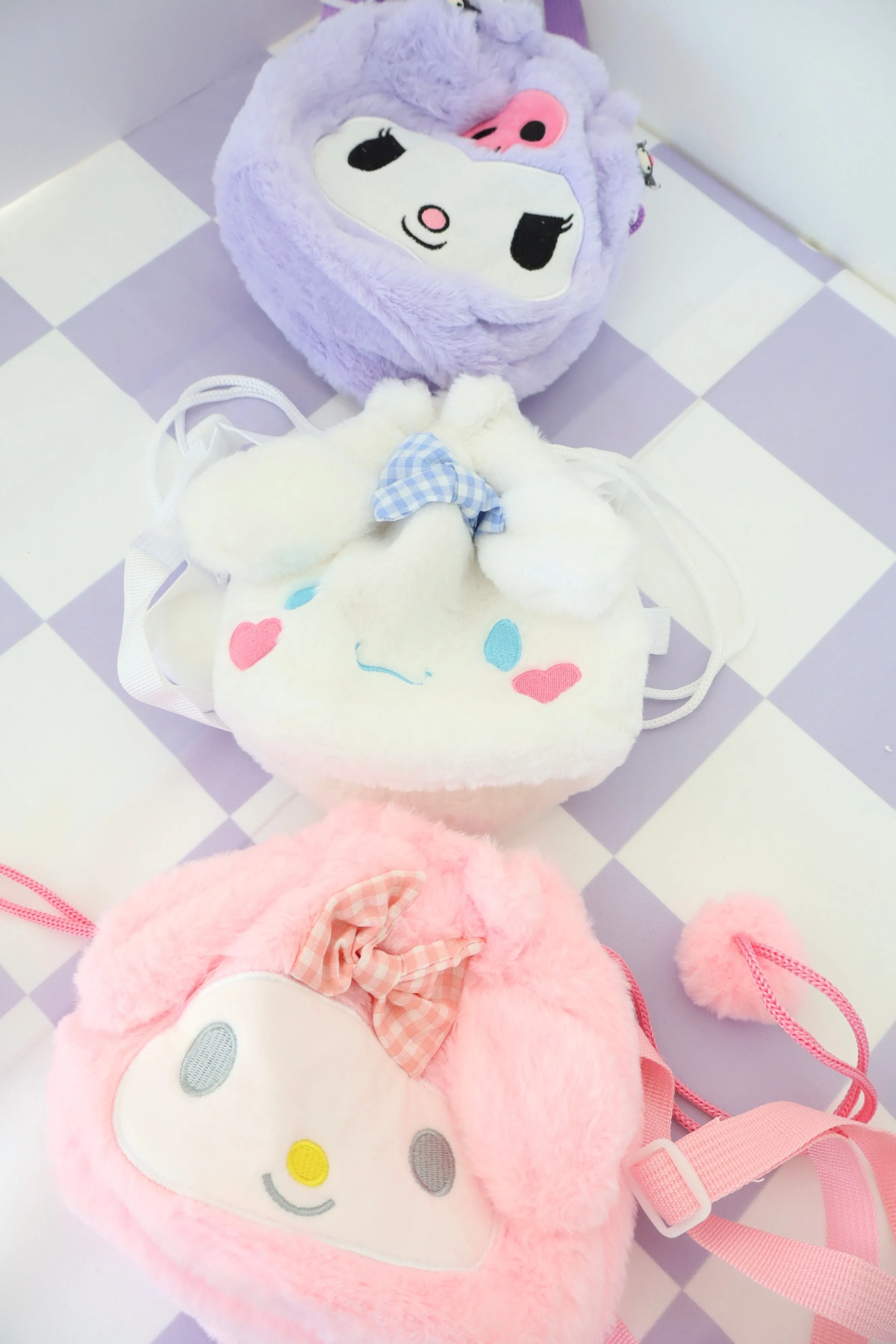 My Melody Drawstring Plush Bag