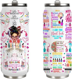 Nail Tech Tumbler Gifts For Women Girls, Gifts For Nail Technicians Manicurist, Cosmetologist Beauty Salon Tumbler 17 Oz