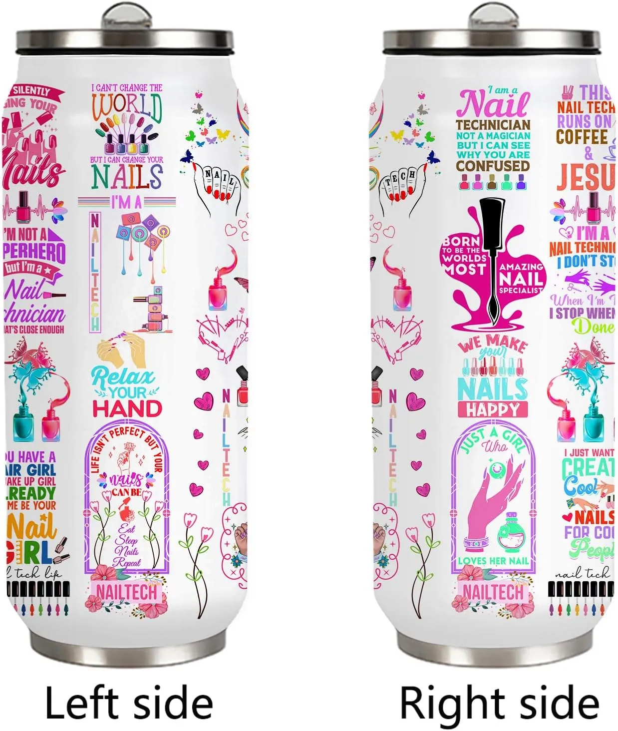 Nail Tech Tumbler Gifts For Women Girls, Gifts For Nail Technicians Manicurist, Cosmetologist Beauty Salon Tumbler 17 Oz