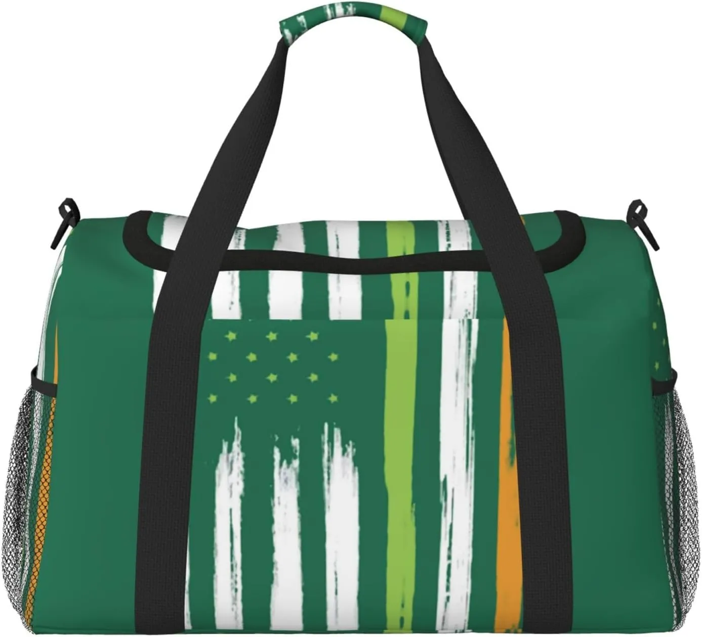 National Flag Travel Duffel Bag Large Foldable Waterproof Overnight Bag For Beach Swim Bags Pool Sports Gym