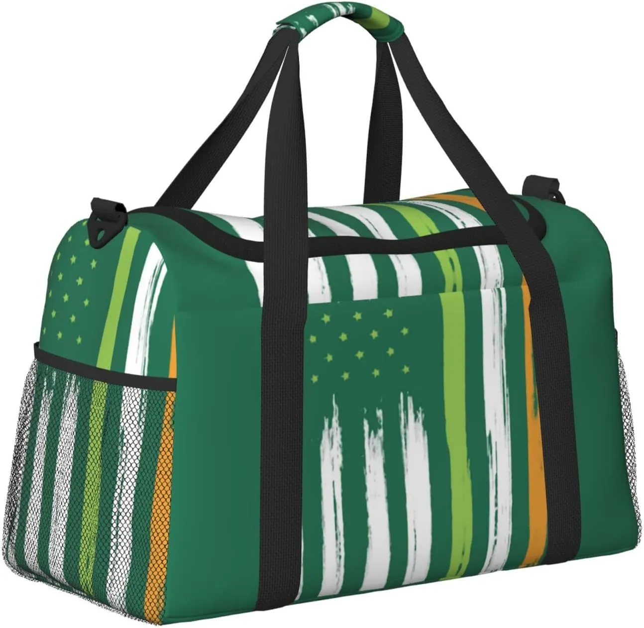 National Flag Travel Duffel Bag Large Foldable Waterproof Overnight Bag For Beach Swim Bags Pool Sports Gym