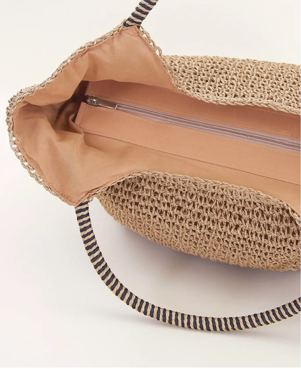 Natural Oversize Restort Straw Beach Tote Bag