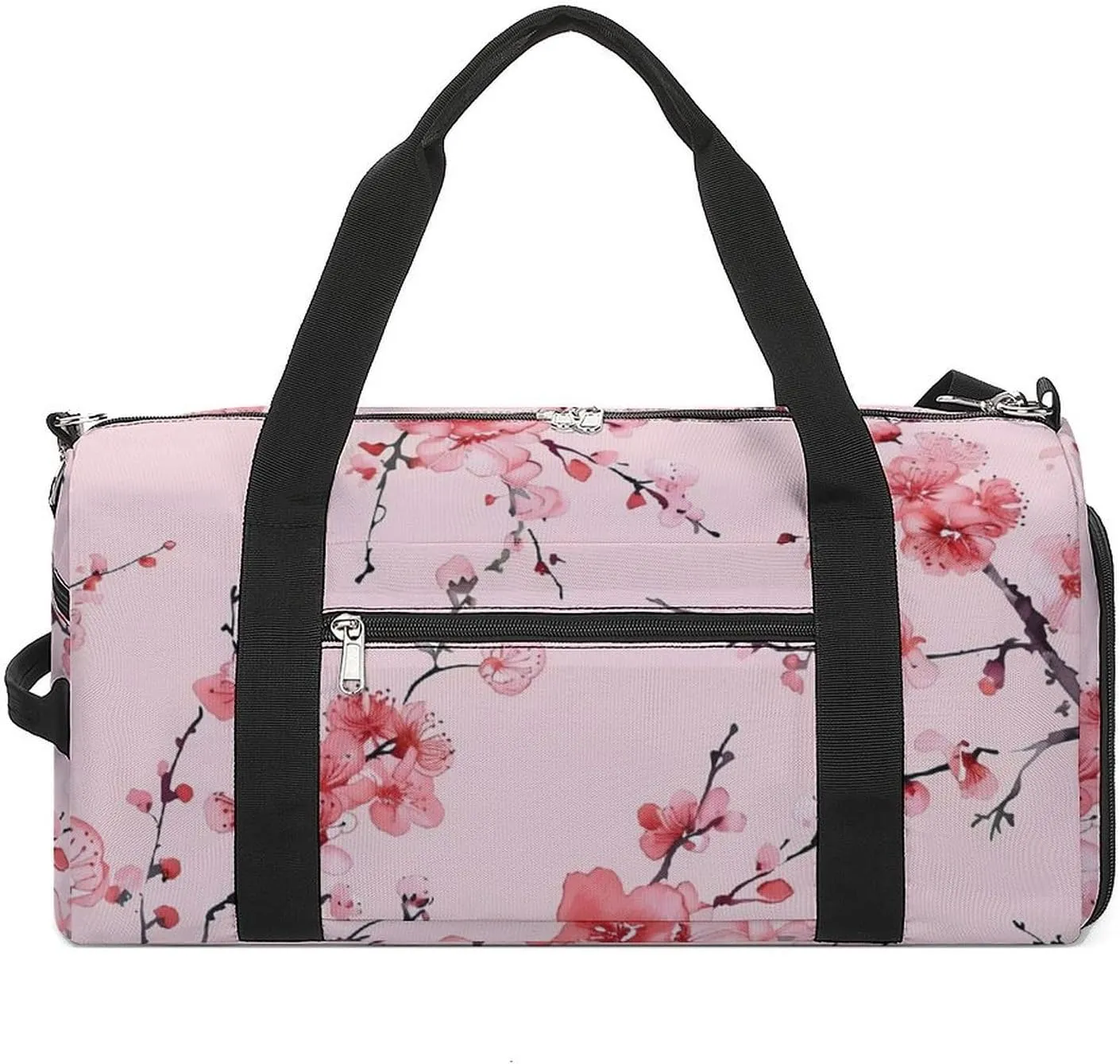 Nature Cherry Flowers Gym Bag for Men Women Lightweight Duffel Bag Sports Workout Bag for Travel Yoga
