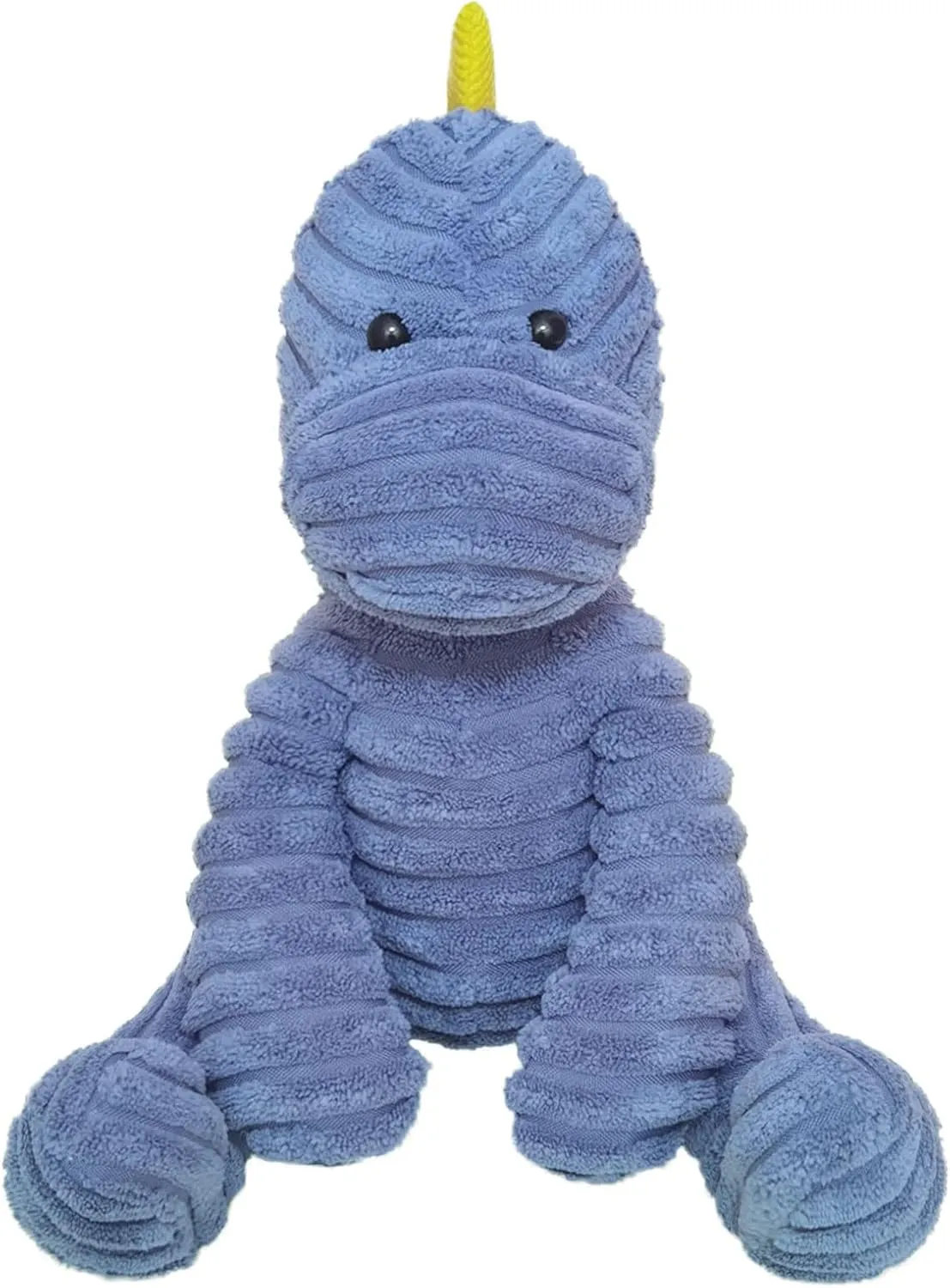 Navy Blue Plush Dinosaur Stuffed Animal Toy, Soft Cuddly Plushie Hugger Toy for Boys & Girls, Gifts for Kids or Girlfriend, 8.5 Inches