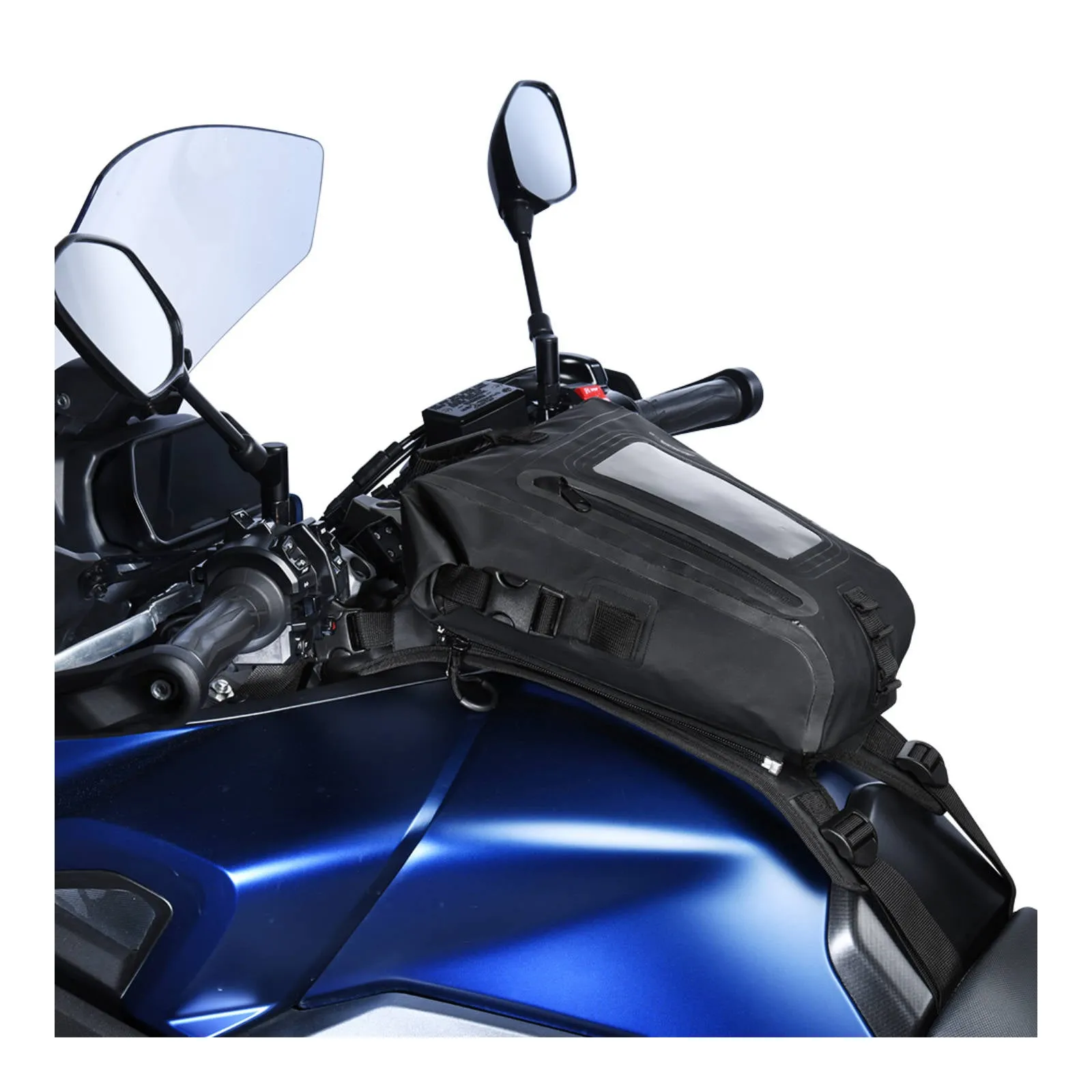 New OXFORD Aqua S8 Strap On Tank Bag With Harness - Black #OXOL756