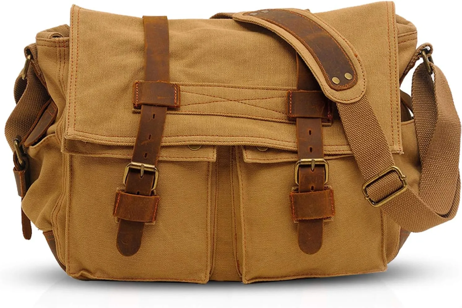 New Vintage Messenger Bag Satchel Bag bag Bookbag Casual Travel Shoulder Bag