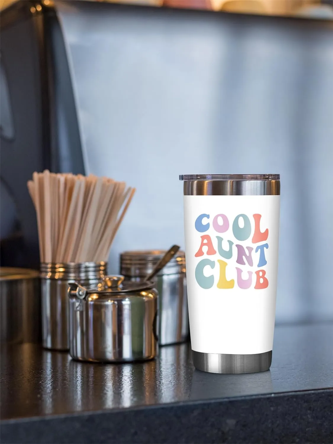 NewEleven Gifts For Aunt From Niece, Nephew - Cool Gifts For Aunt, New Aunts, Auntie, Sister - Aunts Birthday Gift, Auntie Announcement, Promoted To Auntie, Best Auntie Ever - 20 Oz Tumbler