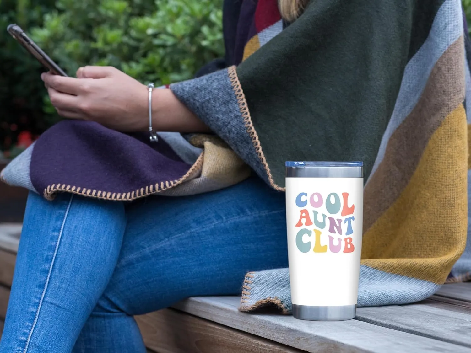 NewEleven Gifts For Aunt From Niece, Nephew - Cool Gifts For Aunt, New Aunts, Auntie, Sister - Aunts Birthday Gift, Auntie Announcement, Promoted To Auntie, Best Auntie Ever - 20 Oz Tumbler