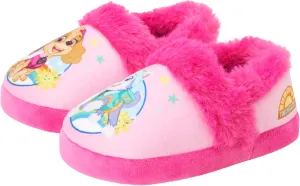 Nickelodeon Girl's Paw Patrol Plush Fuzzy Skye and Everest Slippers (Toddler/Little Kid)