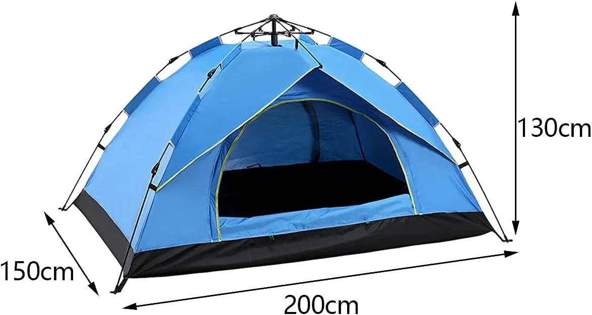 NIEH Pop-Up Portable Camping Automatic Tent,2-4 Person Camping Tent for Outdoor,Hiking,Camping,Mountaineering and Travel