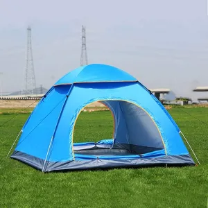 NIEH Tent Ultralight Portable Outdoor Camping Folding Automatic 3-4 Person Waterproof Family Tents