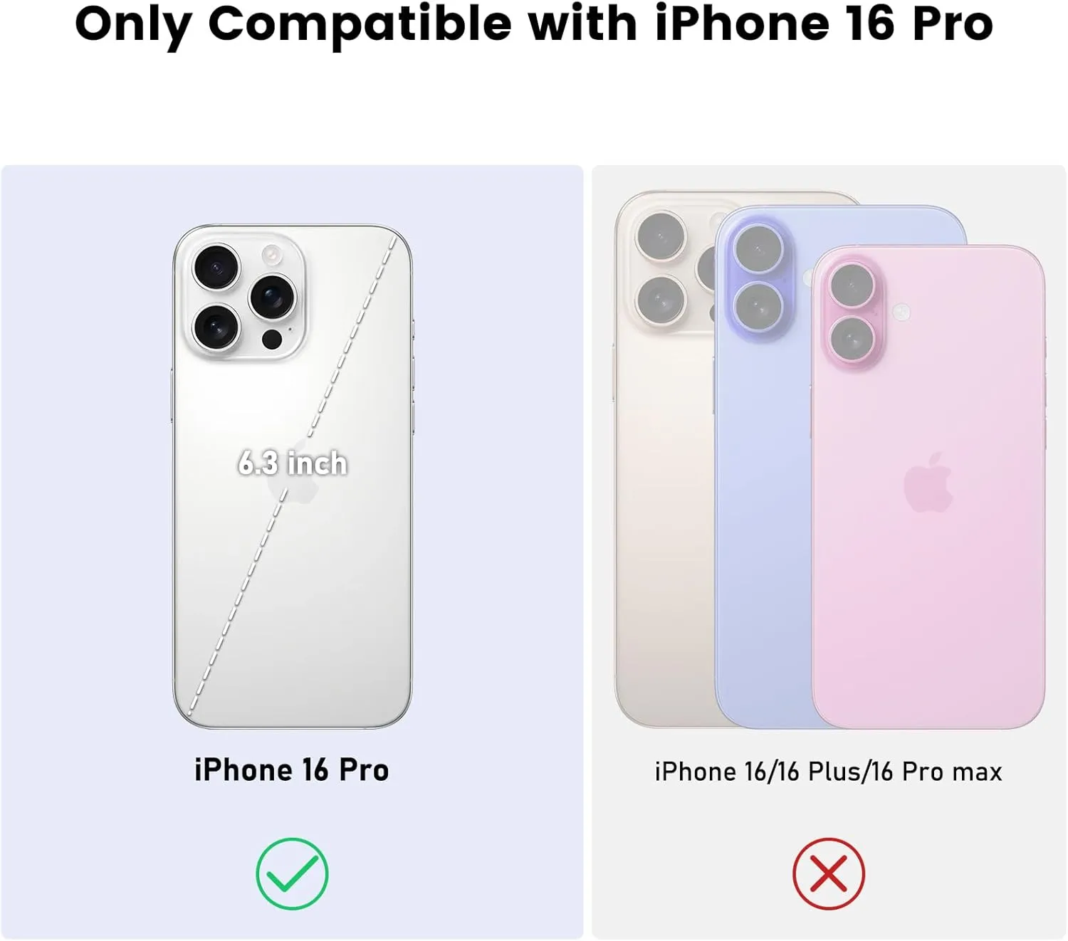 Nillkin Magnetic for iPhone 16 Pro Case, Upgraded Slide Camera Cover, Compatible with Magsafe, Slim Shockproof Protective Phone Case for 16 Pro 6.3 inch, Black