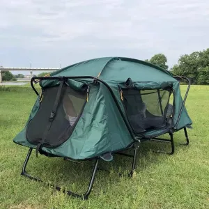 No-Build Off-The-Ground Tent,Outdoor Single and Double Rainproof Thickened Field Tent (a 210 * 80 * 120cm)