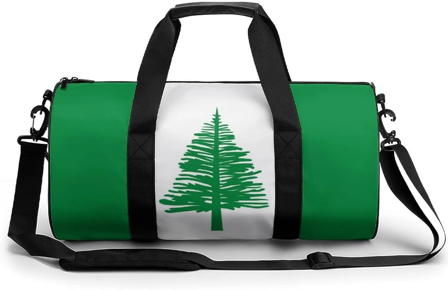 Norfolk Lslands Flag Sports Duffel Bag for Women Men with Wet Pocket Gym Bag