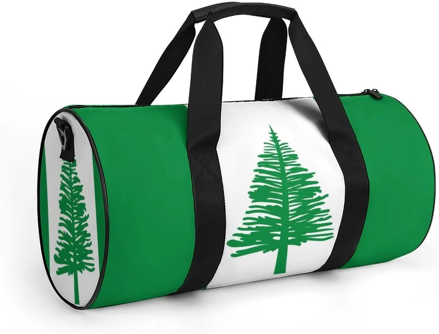 Norfolk Lslands Flag Sports Duffel Bag for Women Men with Wet Pocket Gym Bag