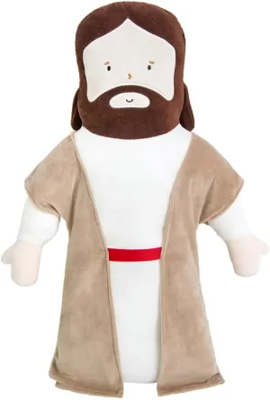 NUOBESTY Jesus Stuffed Doll Christ Jesus Plush Cushion Toy Adorable Cartoon for Kids Toddler