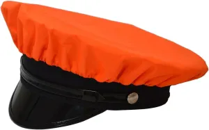 OBRV-CAP Reversible Rain Cap for Officer Hat, One Size, ORANGE/BLACK