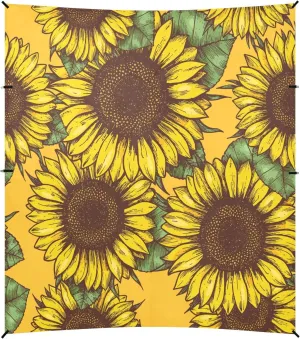 Oil Painting Sunflowers Beach Tent Camping Sun Shelters Portable Outdoor Canopy Sun Shade for Camping Trips Fishing Backyard Fun or Picnics Easy Setup with Carrying Bag