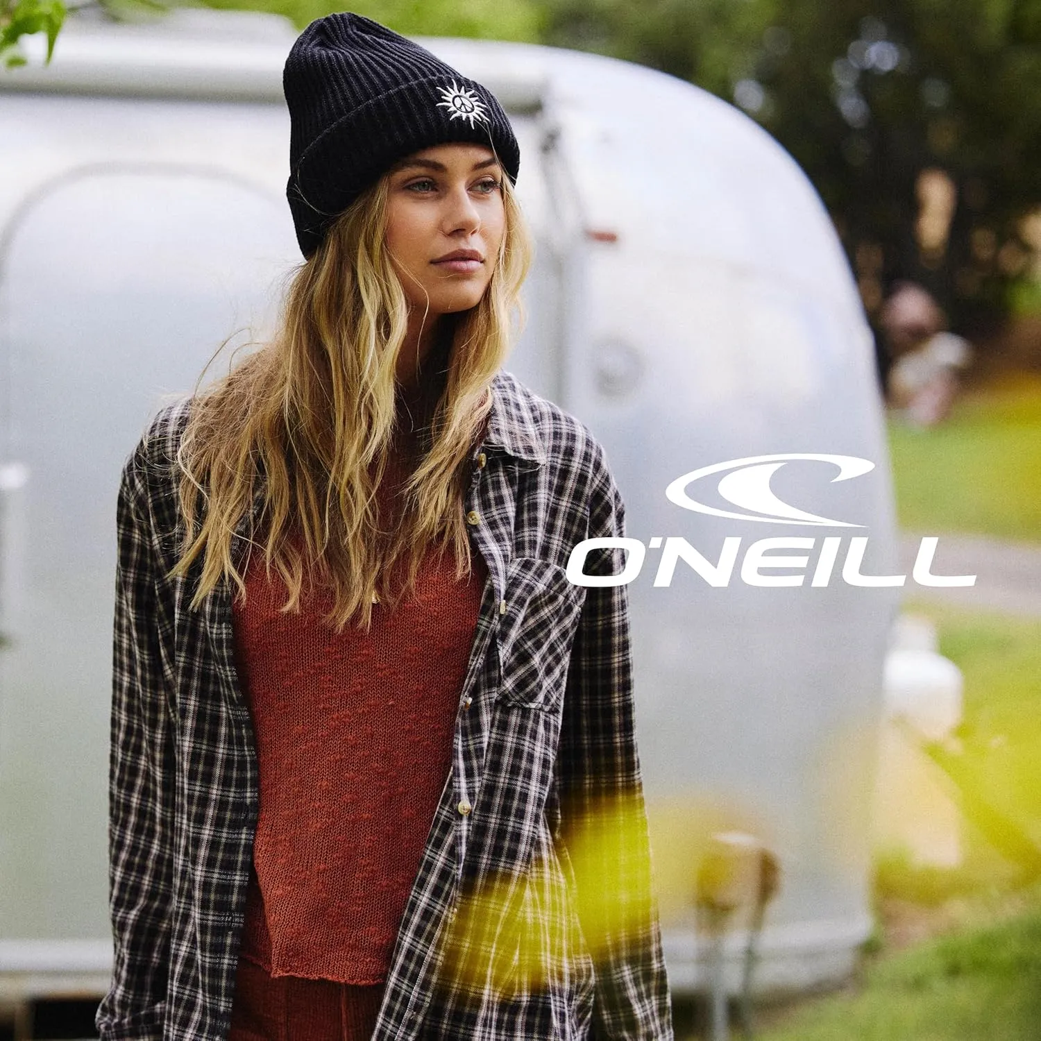 O'NEILL Women's Oversized Flannel Top - Comfortable and Casual Long Sleeve Button Up Shirts for Women