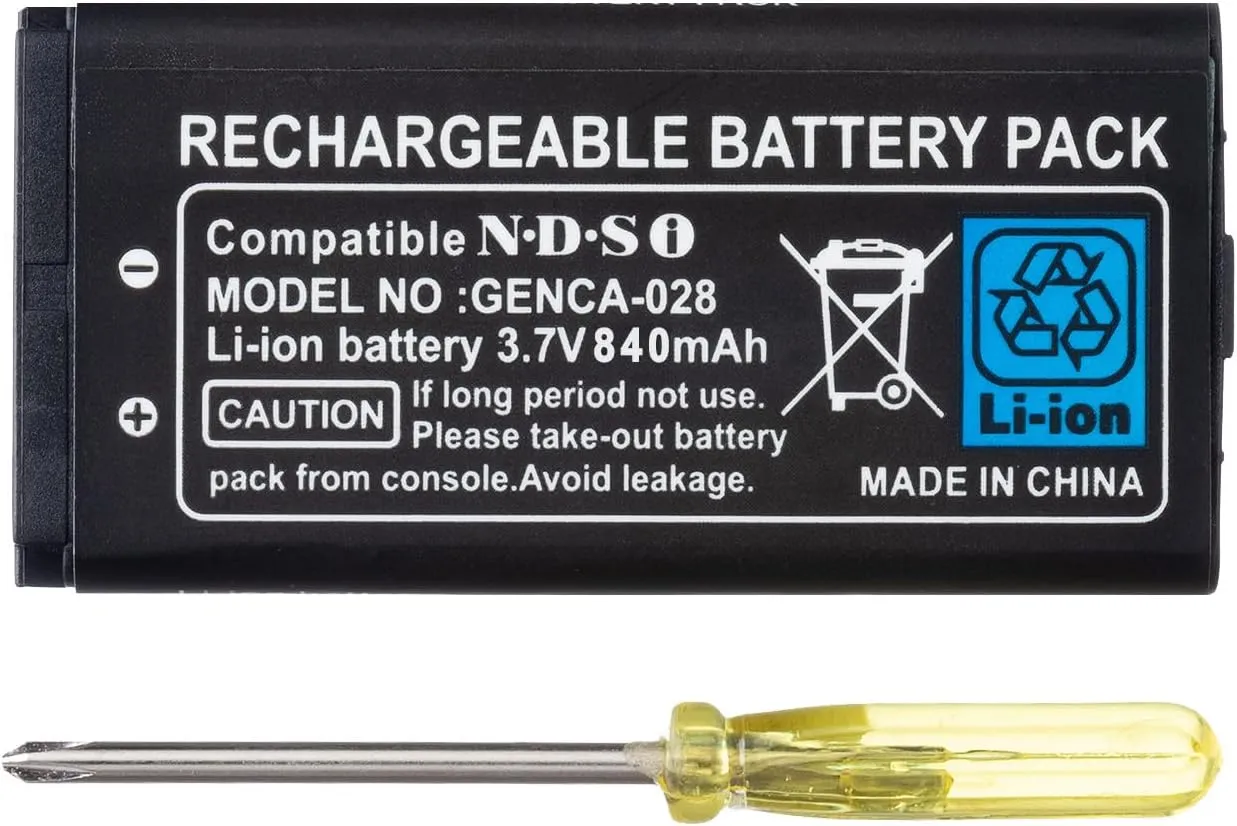 OSTENT 840mAh Rechargeable Lithium-ion Battery   Tool Pack Kit for Nintendo DSi NDSi