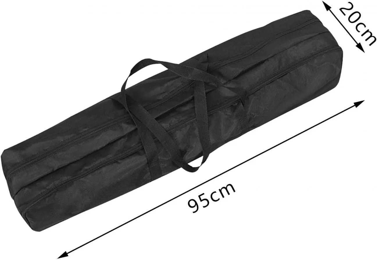 Outdoor Adventure Duffel Bag for Travel and Camping, Black 95x20x18cm