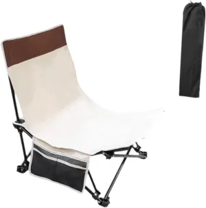 Outdoor chair for camping Beach Chair Recliner Heavy Duty Stool Portable Lounge Chair Folding Chair for Patio Outdoor Concert Lawn Traveling portable chair for camping expedition canvas campi