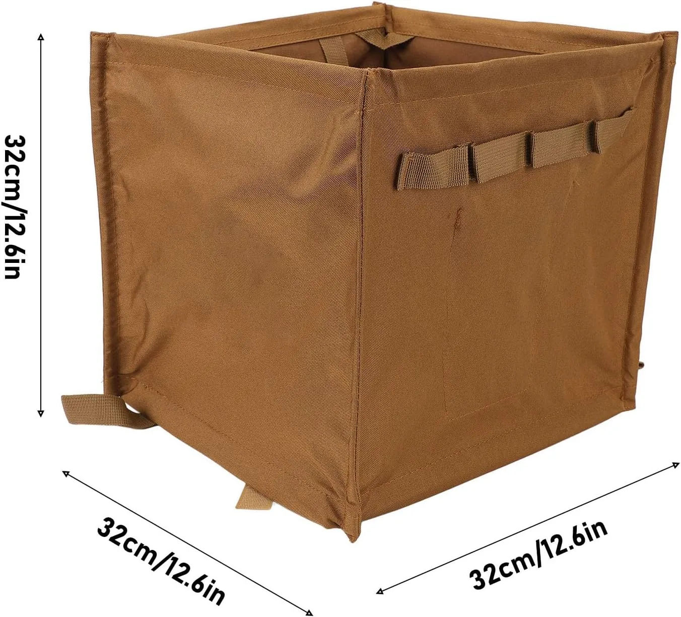 Outdoor Gear Large Capacity Outdoor Storage Box Versatile and Foldable Outdoor Trash Can 33L Oxford Cloth Throw Line Storage Basket for Camping, Picnics, Barbecues and Travel