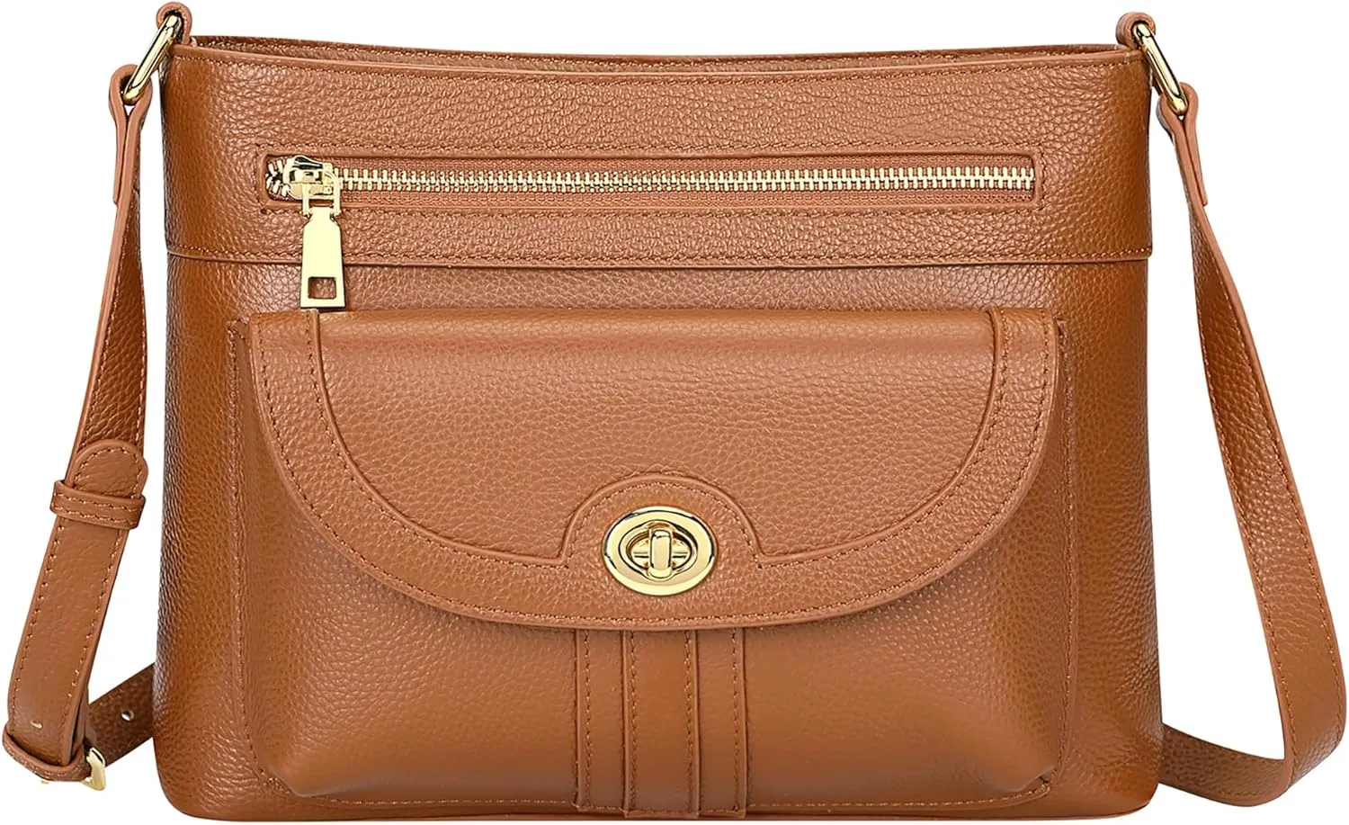 Over Earth Genuine Leather Crossbody Bags for Women Trendy Purses and Ladies Shoulder Handbags