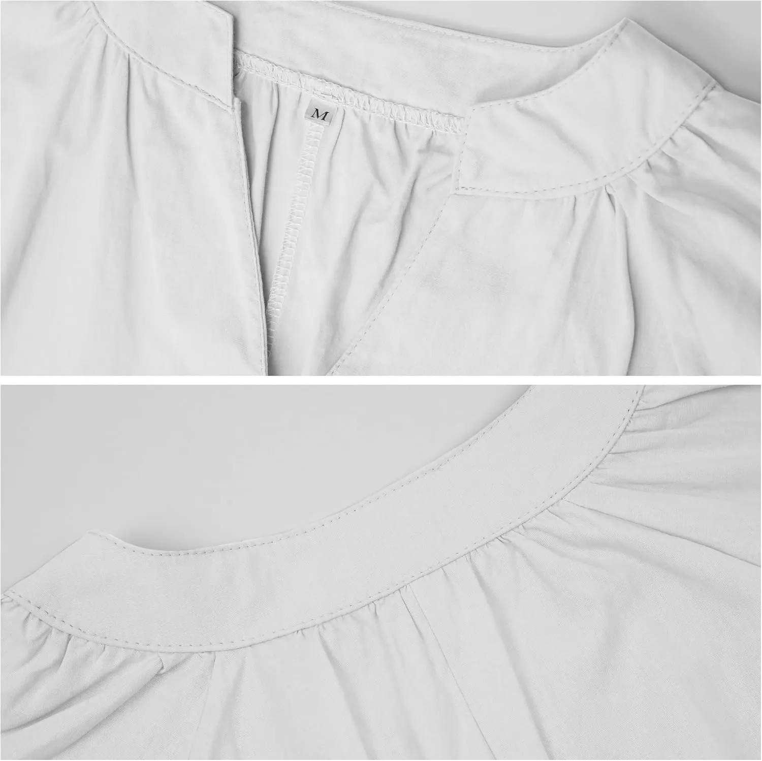 Oversized Dress for Women Lantern Long Sleeve Long Dress Casual V Neck Cotton Maxi Dress Plus Size Shirt Dress Pocket