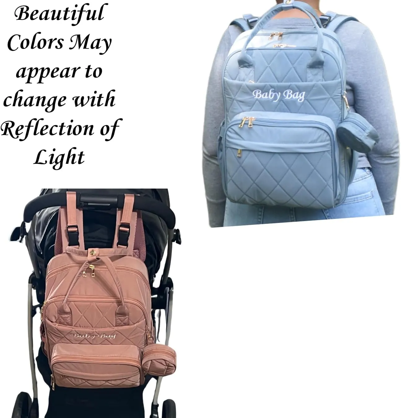 Oversized Mommy Diaper Bag - Travel & Hospital Bag for Baby