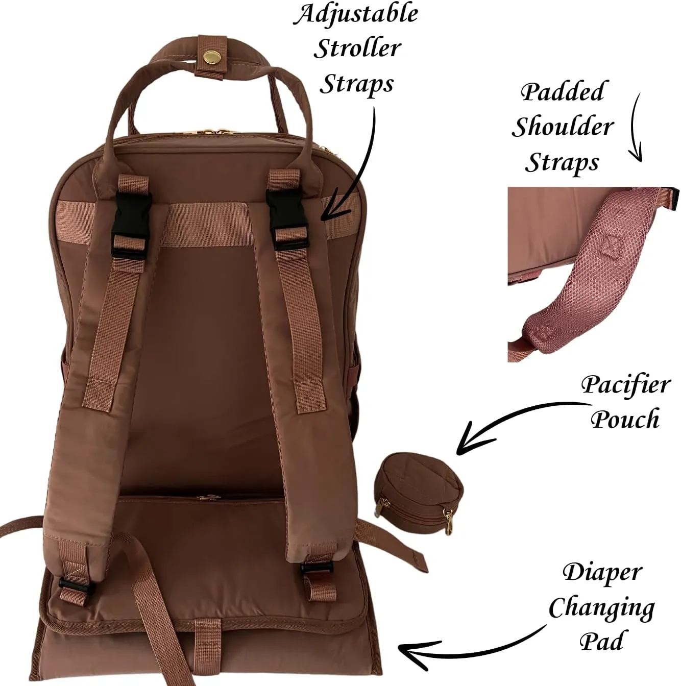 Oversized Mommy Diaper Bag - Travel & Hospital Bag for Baby