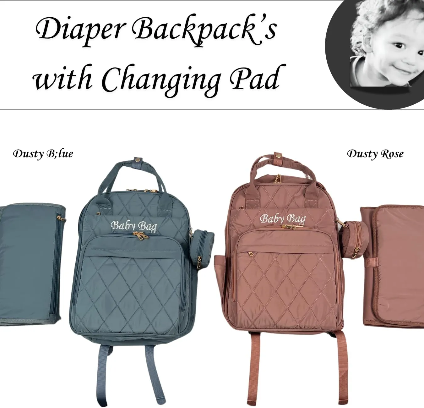 Oversized Mommy Diaper Bag - Travel & Hospital Bag for Baby