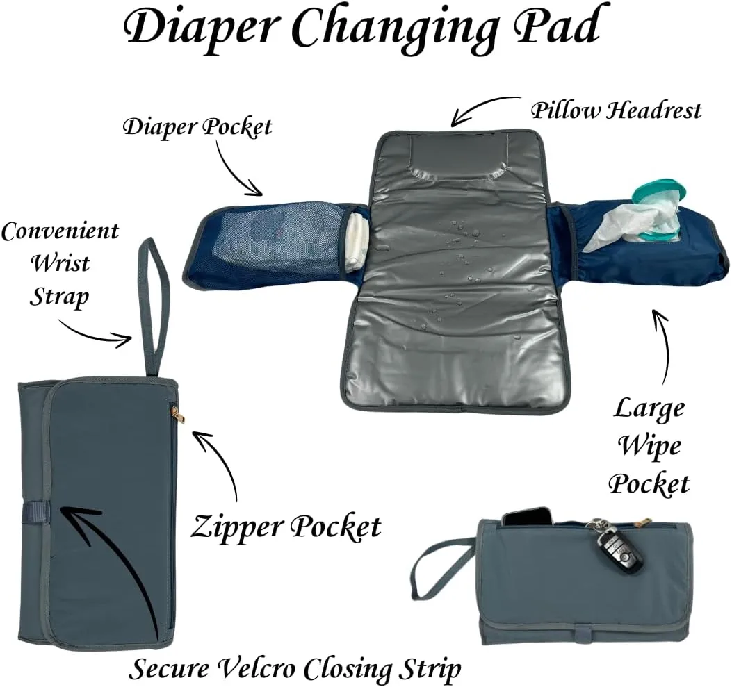 Oversized Mommy Diaper Bag - Travel & Hospital Bag for Baby