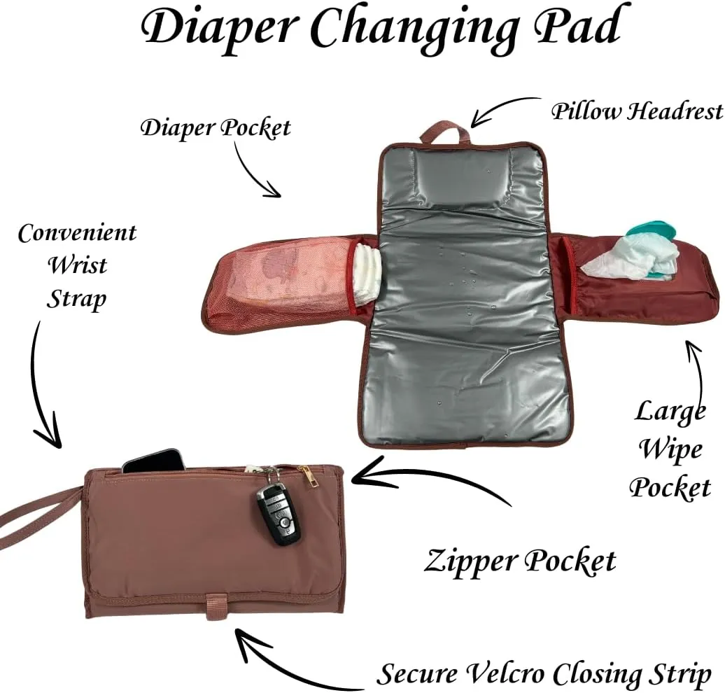 Oversized Mommy Diaper Bag - Travel & Hospital Bag for Baby