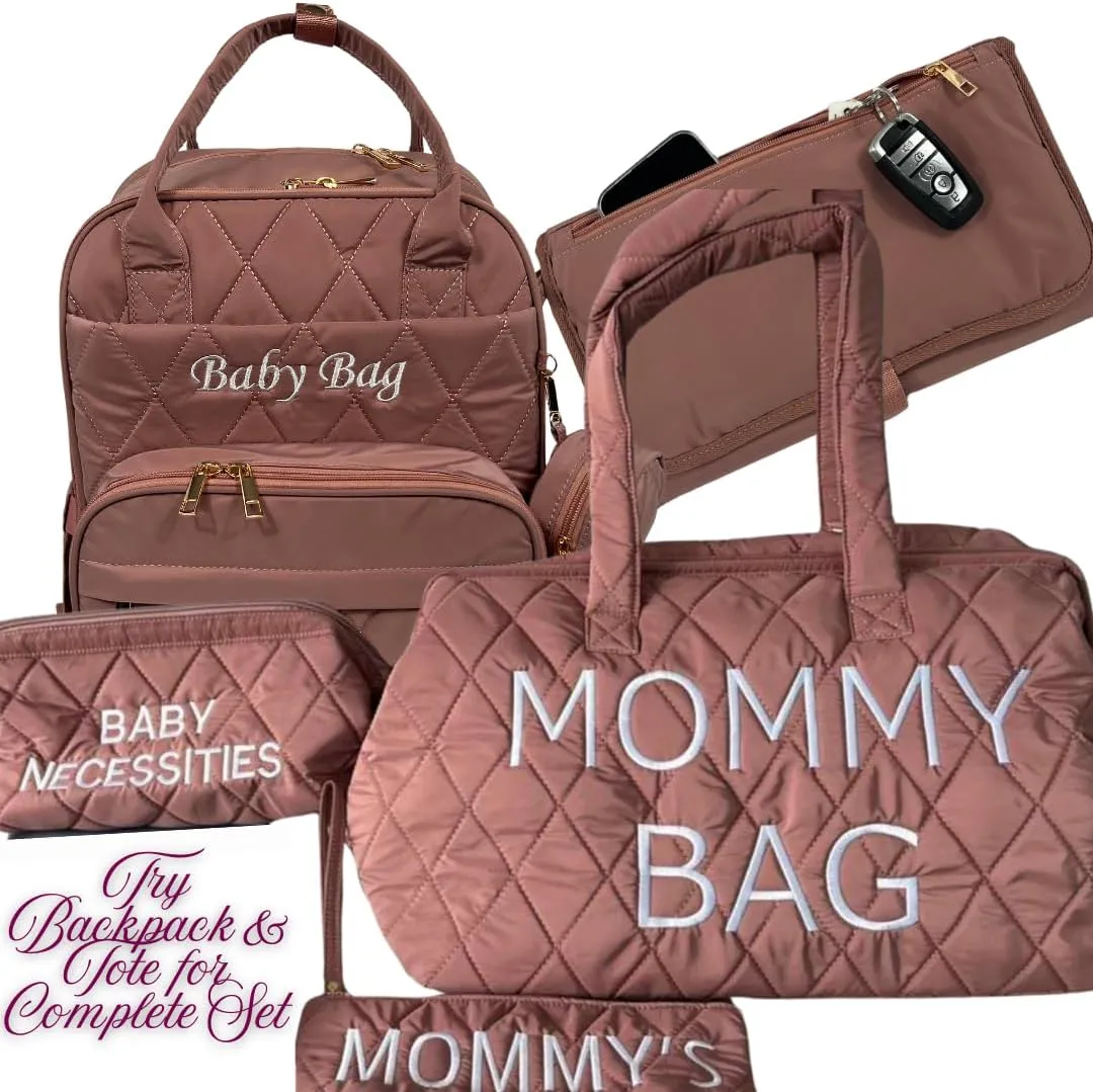 Oversized Mommy Diaper Bag - Travel & Hospital Bag for Baby