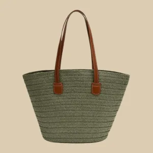 Oversized Straw Bag