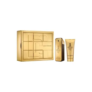 Paco Rabanne RABANNE ONE MILLION FOR MEN 2 PIECE SET TIN BOX (3.4 OZ EAU DE TOILETTE SPRAY   3.4 OZ SHOWER GEL), multi color