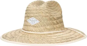 Panama Jack Women's Sun Hat - Lifeguard, Hand Woven Straw, UPF (SPF) 50  UVA/UVB Sun Protection, 4" Big Brim