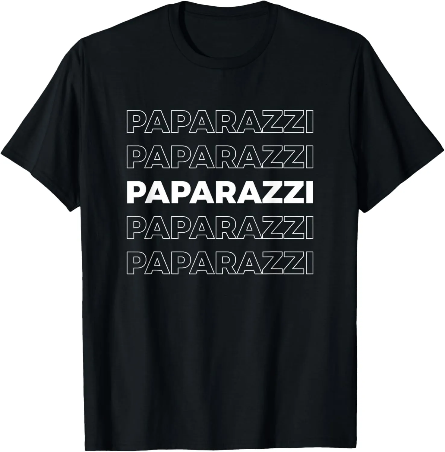 Paparazzi Funny Dad Photographer Retro Camera T-Shirt