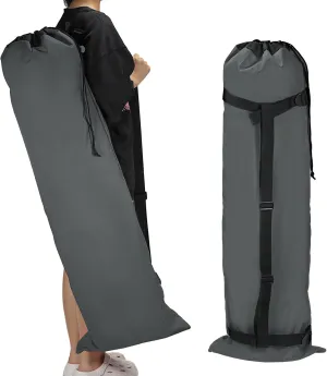 PATIKIL 47 Inch Camp Chair Replacement Bags, 2 Pack Heavy Folding Camping Chair Bag 900D Oxford Large Mouth Storage Bags with Shoulder Strap for Travel Camping, Gray