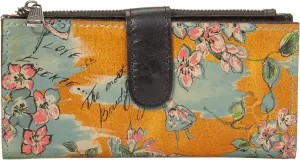 Patricia Nash Nazari - Bifold Zip Wallet Beautiful Girl Print One Size