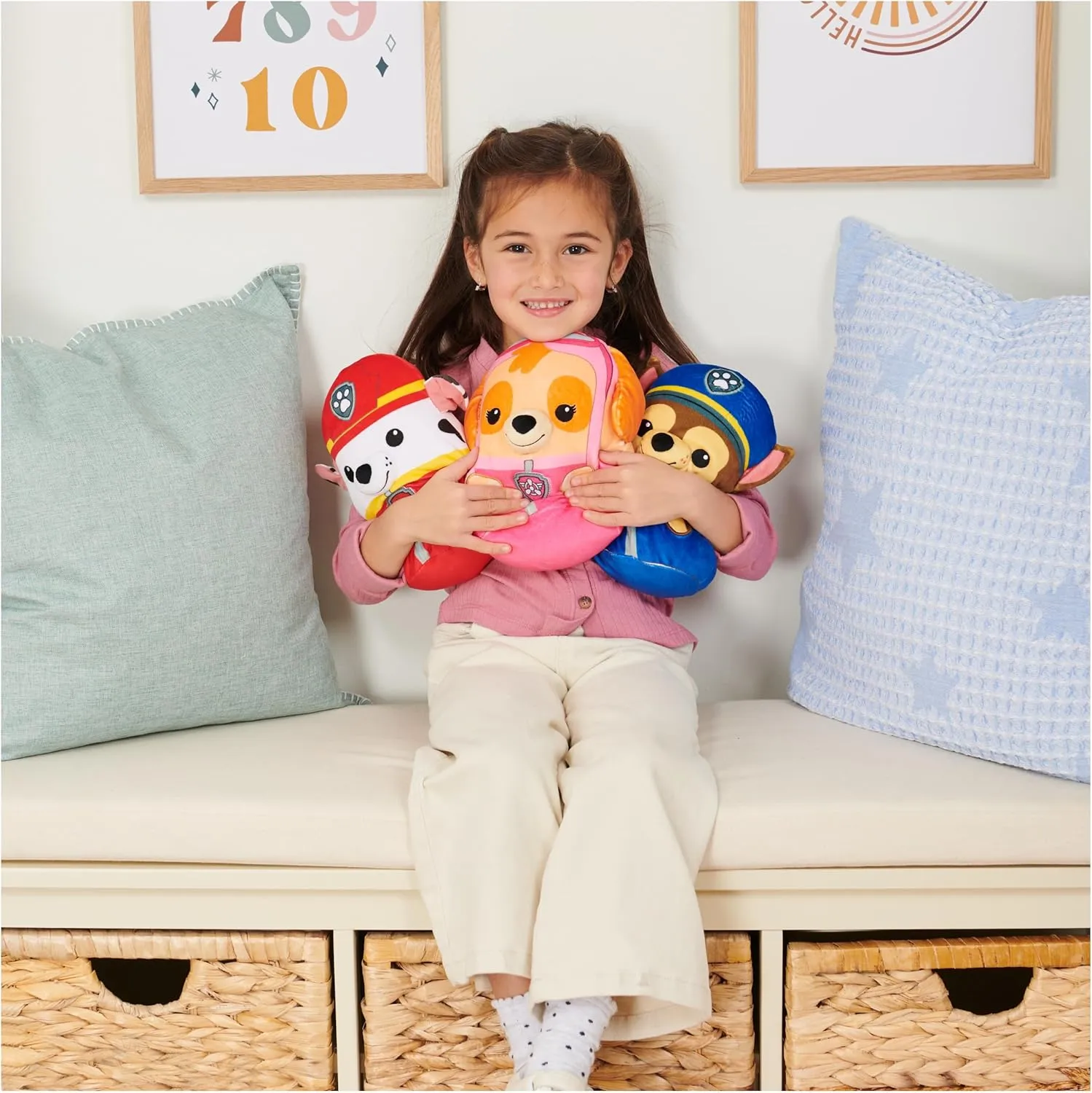 PAW Patrol Skye Squish Plush, Official Toy from The Hit Cartoon, Squishy Stuffed Animal for Ages 1 and Up, 8”