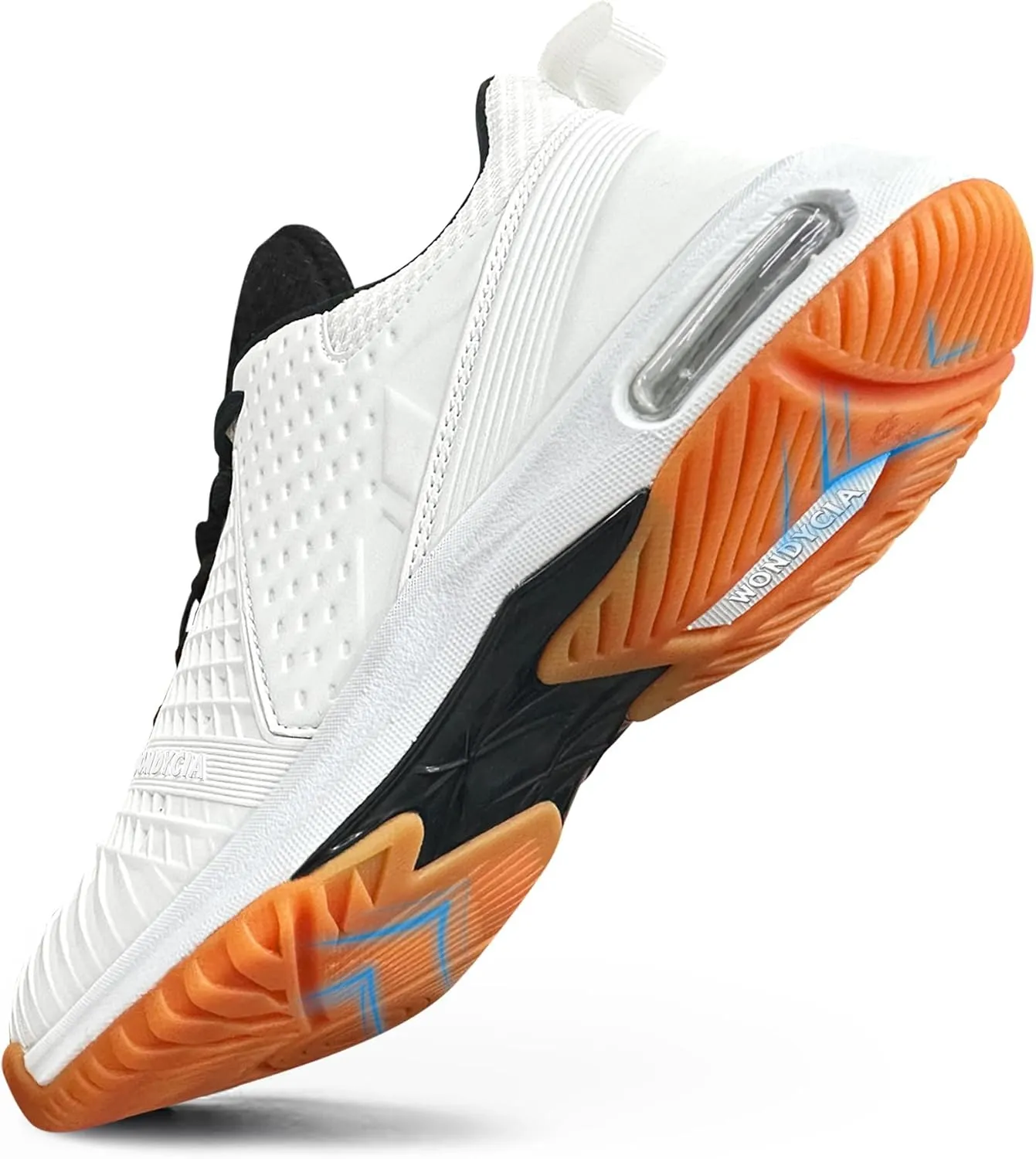 Pickleball Shoes for Men - Air-Cushion Non-Slip Court Tennis Shoes with Anti-Torque Carbon Fiber Midsole | Lightweight & Flexible &Durable Abrasion-Resistant Design