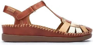 PIKOLINOS Semi-Closed Shoes Leather Cadaques for Woman Brick