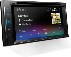 Pioneer AVH-241EX Double-Din CD/DVD Receiver, with Amazon Alexa via The Pioneer Vozsis App, Bluetooth and Backup Camera Compatibility, 6.2” Resistive Touchscreen
