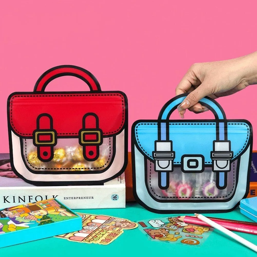 Plastic Gift Bags with Handles