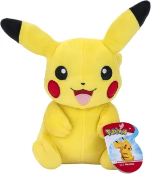 Pokémon Official & Premium Quality 8-Inch Pikachu - Adorable, Ultra-Soft, Plush Toy, Perfect for Playing & Displaying - Gotta Catch ˜Em All, Yellow