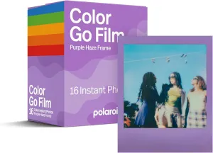 Polaroid - Colour Film for Go - Purple Haze Frame - Twin Pack (16 Photos) - (6570)