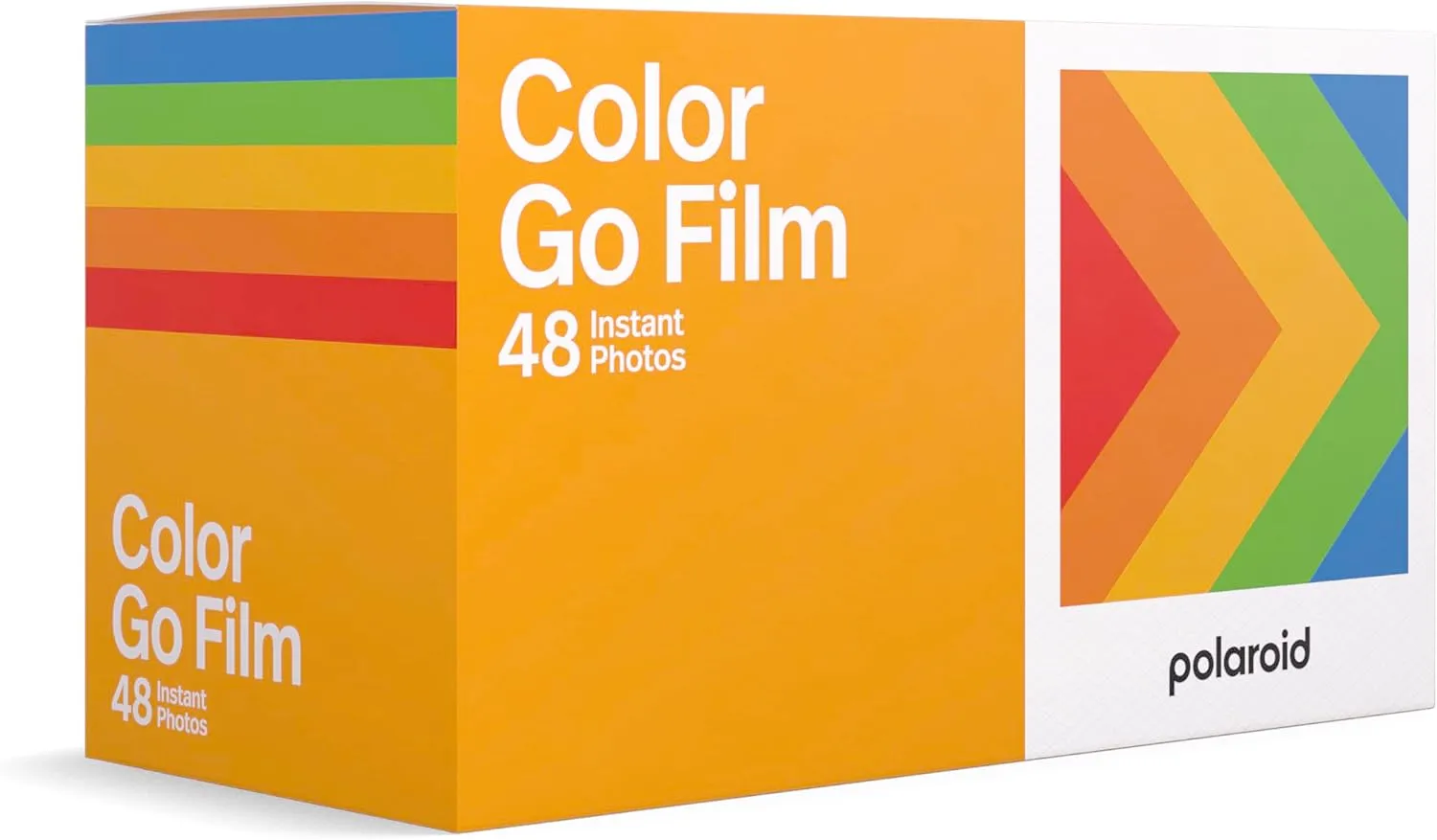 Polaroid Go Color Film - 48 Photos - 3 Double Packs Bulk Film (6212),white frame
