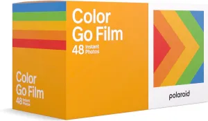 Polaroid Go Color Film - 48 Photos - 3 Double Packs Bulk Film (6212),white frame